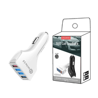 Adaptateur de chargeur de voiture multi-ports USB universel 5V 9V 12V QC3.0 35W à charge rapide