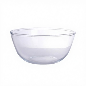 Tazón Grande de Vidrio Desechable Hecho a Mano con Borde Dorado, Juego de Vajilla para Cena, Regalo de Navidad, ZF Global Export - Product Image 4