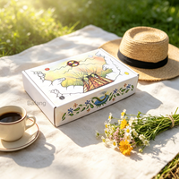 Caja de Papel Corrugado Ecológica, Reciclable, Impresa en Offset, con Dimensiones Personalizadas, Resistente a Impactos, con Protección UV, para Envasado de Alimentos, Ropa y Juguetes