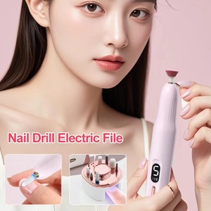 1 ensemble de perceuse à ongles professionnelle, machine à poncer les ongles électrique, fraiseuse pour manucure, ensemble d'outils pour retirer le vernis gel - Product Image 3