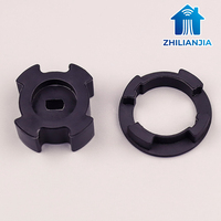 Accessoires de couronne de tube de store à enroulement motorisé électronique numérique moderne de 25 mm, entraînement de tube en plastique de 38 mm pour salle à manger intérieure