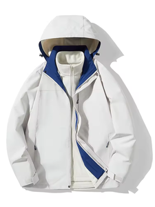 Chaqueta de Invierno Tres en Uno <span class=keywords><strong>para</strong></span> Hombre y <span class=keywords><strong>Mujer</strong></span>, Desmontable, Cortavientos, Impermeable, Cálida y Gruesa, Traje de Esquí - Product Image 3