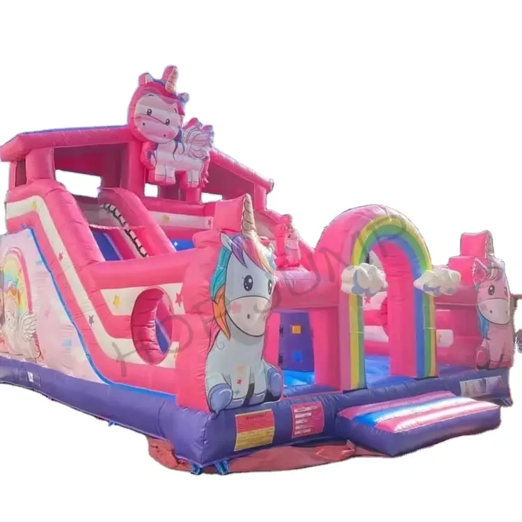 نفخ الاطفال كرنفال ألعاب poney منزل للقفز قابل للنفخ الأطفال القلعة القفز نفخ ترتد منزل