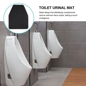 Cleaning Mat For Toilet Polypropylene Fibers Splash Non-slip Washable Floor Urinal Floor Pads