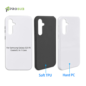 Prosub Films de sublimation 3D pour PC, coques de téléphone portable vierges, logo personnalisé pour <span class=keywords><strong>Samsung</strong></span> S23 FE, coques résistantes pour sublimation - Product Image 2