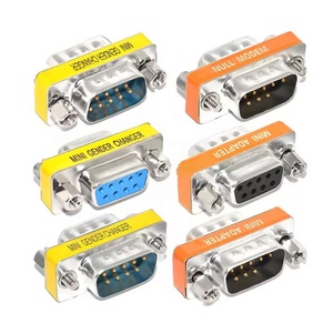 Wholesale High Quality 9Pin 9 Pin DB9 RS232 <strong>Serial</strong> Male Female Connector Adapter Manufacturer <strong>Supplier</strong> - Product Image 1