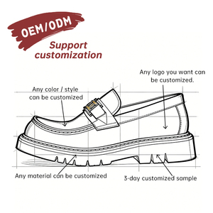 Zapatos de Vestir Casuales de Cuero Vacuno para Hombre, Hechos a Mano, de Alta Calidad, Estilo Slip-On, Transpirables, para Bodas, Fiestas y Otoño - Product Image 3