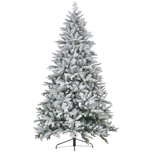 <span class=keywords><strong>HOMCOM</strong></span> Arbre <span class=keywords><strong>de</strong></span> <span class=keywords><strong>Noël</strong></span> Artificiel Floqué 2,4 m (8 pieds) 2003 Aiguilles Support Métallique Pliable Montage Facile Charnières Maison Bureau Fêtes Animaux - Product Image 5