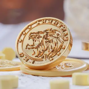 Best Price Lion Series Lion King Peripheral Decoration Wax Seal Stamp Head