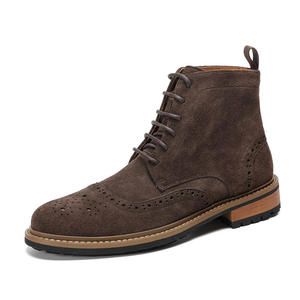 Botas italianas para hombre de alta calidad, botas de moda para exteriores, botas formales, botas chukka personalizadas hechas a mano. - Product Image 6