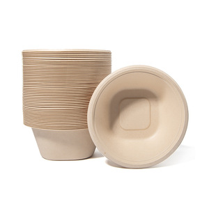 Tazones Redondos Biodegradables de Pulpa de Caña de Azúcar 204.4*41.8, Envases para Llevar de Grado Alimenticio - Product Image 3