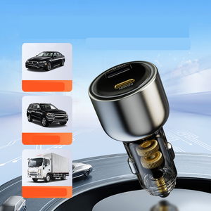 C60 102W Safety Car Charger for Mobile Phone/Tablet/Notebook/Game Machine/Drone USB-A Super Fast Charging for PD - Product Image 1