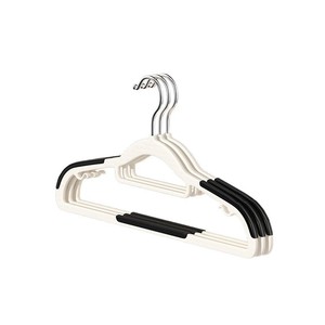 Perchas de plástico para ropa con almohadillas antideslizantes para organizar el armario y el guardarropa - Product Image 1