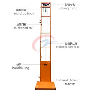 Lift kargo listrik, Lift hidrolik listrik rumah tangga kecil penggunaan luar ruangan Lift listrik - Product Image 2