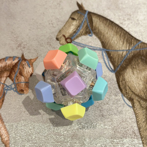 צעצוע לחיצה מואר LED עם 12 מקשים בהתאמה אישית, להפגת מתחים ורגשיים, מתאים לאוטיזם - Product Image 6