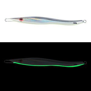 Señuelo de Pesca Jigging de 250g, Aleación de Plomo, para Pesca en Alta Mar, Agua Salada, Forma de S, Acción Lenta - Product Image 3