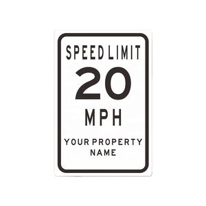 Cartello in Alluminio Limite di Velocità <span class=keywords><strong>20</strong></span> <span class=keywords><strong>MPH</strong></span> - Conforme MUTCD, Riflettente, Personalizzabile per Segnaletica Stradale - Product Image 1