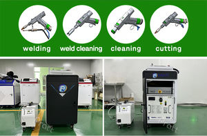 औद्योगिक ग्रेड 6000 डब्ल्यू फाइबर लेजर वेल्डर भारी शुल्क 4 तार फ़ीड 4in1 वेल्डिंग कटिंग मशीन - Product Image 5