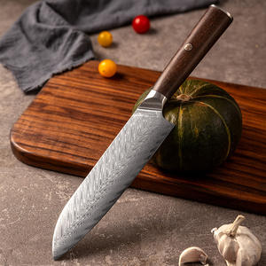Couteaux de cuisine de chef professionnel Santoku en acier inoxydable avec <span class=keywords><strong>67</strong></span> couches de couteau à manche en acier au carbone damas pour la cuisson - Product Image 3