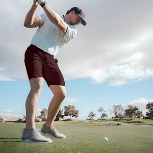 Pantalones cortos de golf para hombre con cierre de botón, cómodos, duraderos, con diseño de bolsillos laterales y traseros con broches, precio al por mayor. - Product Image 6