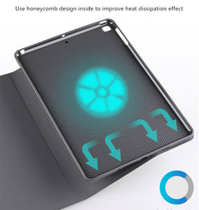 Étui intelligent à motifs personnalisés pour <span class=keywords><strong>iPad</strong></span> Air 2 et <span class=keywords><strong>iPad</strong></span> 10.2 en cuir PU écologique, anti-chute, résistant aux chocs et à la poussière, imprimé UV OEM - Product Image 3