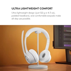 Gốc Logitech Khu Vực 300 Giảm Tiếng Ồn Có Thể Gập Lại Micwith Câm Điều Khiển Không Dây Máy Tính Tai Nghe Headphone Cho Gamer - Product Image 2