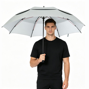 <span class=keywords><strong>Parapluie</strong></span> de golf personnalisé à ouverture automatique, double couche, 32 pouces, haute qualité, imperméable, coupe-vent, grande taille, pour <span class=keywords><strong>homme</strong></span> et femme, <span class=keywords><strong>avec</strong></span> logo - Product Image 1