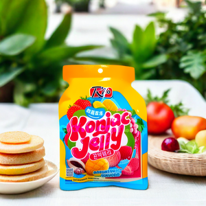 Malaysia-Made Healthy Fruity Konjac Jelly Snacks Zero-Calorie Sugar-Free Pudding Colouring-Free Packaged in Sachets and Bags - Product Image 3