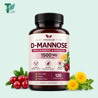 Capsules de D-Mannose à Marque Privée OEM avec Extrait de Canneberge et d'Extrait de Pissenlit pour Femmes et Hommes
