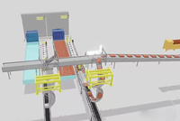 Système de chargement de camion entièrement automatique Chargement de conteneur Robot chargeur de sac de camion