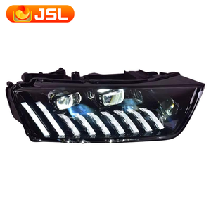Faros Delanteros para Audi Q3 2013 2014 2015 2016 2017 2018 con Lente LED Mejorado, <span class=keywords><strong>Luces</strong></span> de Conducción, Intermitentes Dinámicos y <span class=keywords><strong>Luces</strong></span> de Marcha - Product Image 4