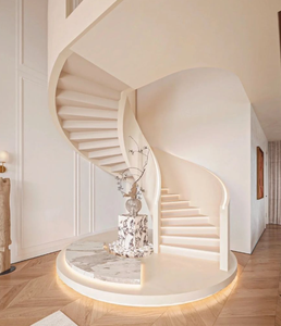 Escalera de Caracol Interior Moderna y Duradera de Piedra Natural Flotante <span class=keywords><strong>Alucasa</strong></span>, Estilo Australiano/Canadiense, para Hoteles/Villas/Apartamentos - Product Image 2