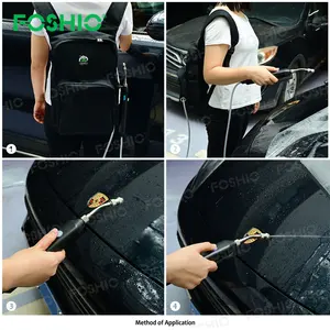 Foshio Portable Electric 12V Power Lithium Backpack Sprayer For Car Wrp Film