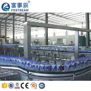 High Performance 200-2000ml PET Glass Bottle Automatic 3000 BPH Water Filling Machine