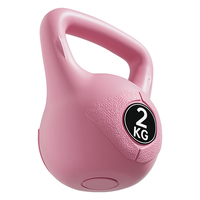 Ensemble de Kettlebells en Ciment et Plastique Écologique, Couleur Unie Personnalisable, pour Yoga et Pilates, Légers et Portables, de 2 à 16 KG