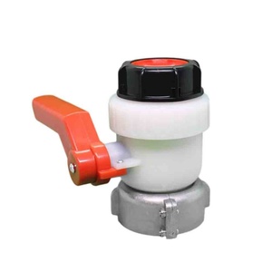 62/75mm Coarse to Outlet 60mm Coarse Thread Ball Valve for <b>Switch</b> Drain <b>Adapter</b> Garden Irrigation Valve IBC Butterfly Valve - Product Image 1