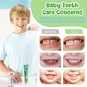 Haute Qualité 60g Organique Xylitol Pomme <span class=keywords><strong>Comestible</strong></span> Enfants Chfluorure Sans <span class=keywords><strong>Dentifrice</strong></span> Blanchissant <span class=keywords><strong>Dentifrice</strong></span> Blanchissant pour Enfants - Product Image 5