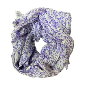Spring Unisex 70% <b>Wool</b> 30% Polyester Material European-Style Elegant Accessories Classic Customizable <b>Scarf</b> - Product Image 1