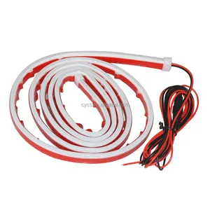 1.2M 1.5M 1.8M Auto Kap Flexibele Led Strip Licht Dagrijverlichting Decoratie Backlight Lange Auto Atmospere Lamp Universeel