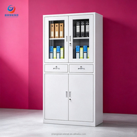Armoire de rangement en acier moderne pour cuisine, atelier et entrepôt - Classeur à 3 tiroirs verrouillable, design peu encombrant