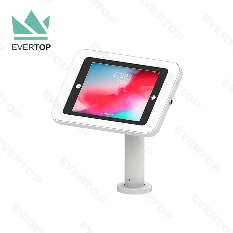 LST18-P Table Desk Top Tablet Case Tamper Proof Kiosk Stand for iPad Mini Air Pro 2021 Display Tablet Security Stand Kiosk 10.5"