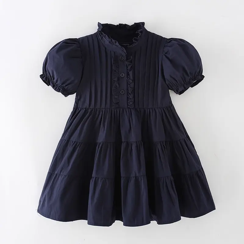 Bebek bebek kız sonbahar bahar giysileri uzun kollu pamuk kremsi balo tatlı elbise yenidoğan bebek giymek için