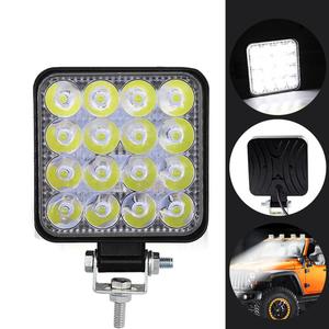 Foco <span class=keywords><strong>LED</strong></span> Cuadrado Brillante de 48W, Luz de Trabajo, Luz Antiniebla para Coche, SUV, Camioneta, para Reparación de Automóviles, Camping, Senderismo, Excursionismo - Product Image 4