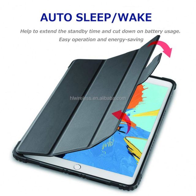 Factory Custom PU Leather Tablet Covers Cases Shockproof Protection for iPad 10.2/10.5/10.9/11/12.9 CE ROHS Certified 12-Month