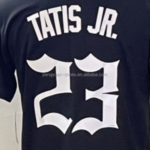 Listo para enviar Fernando Tatis Jr. Navy Classics Camiseta de béisbol cosida de la mejor calidad - Product Image 3