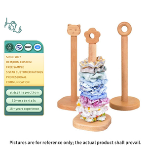 Support de rangement pour bijoux en <span class=keywords><strong>bois</strong></span> de style japonais, en <span class=keywords><strong>bois</strong></span> massif, pour cheveux, avec cordon de tête - Product Image 1