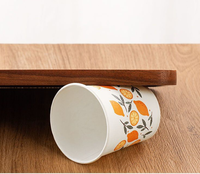 Gobelet en papier jetable pour usage domestique, gobelet à café épais pour les entreprises, gobelet à eau de bureau, boisson chaude