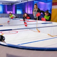 Personnalisation intérieure, dôme géant de hockey, aire de jeux intérieure commerciale, construction métallique pour événements publics, location, interactif
