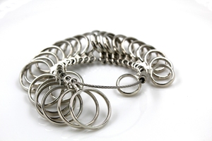 गहने उपकरण चांदी धातु की अंगूठी Sizer गेज खराद का धुरा फिंगर नौकरशाही का आकार घटाने - Product Image 3