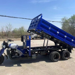 2026 Best-selling 350CC Nine-wheel Open Body Motorized Cargo Three-wheeler Dump Truck Motorcycle - Product Image 4